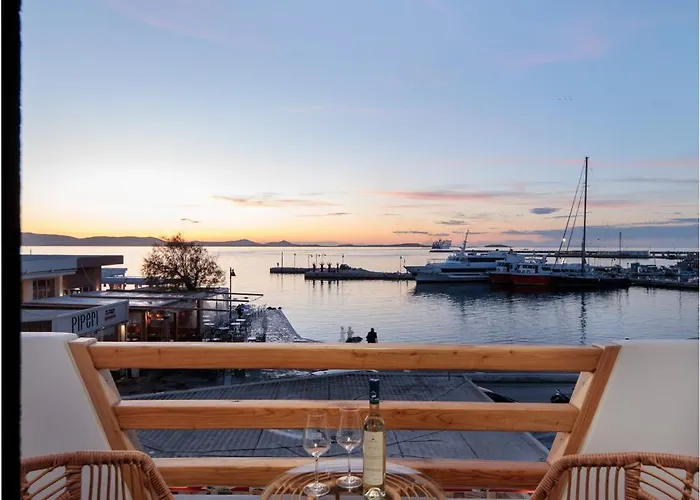 Due Venti Downtown Naxos Sunset View Naxos City