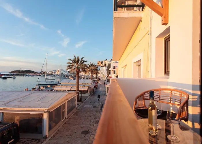 Apartment Due Venti Downtown Naxos Sunset View *